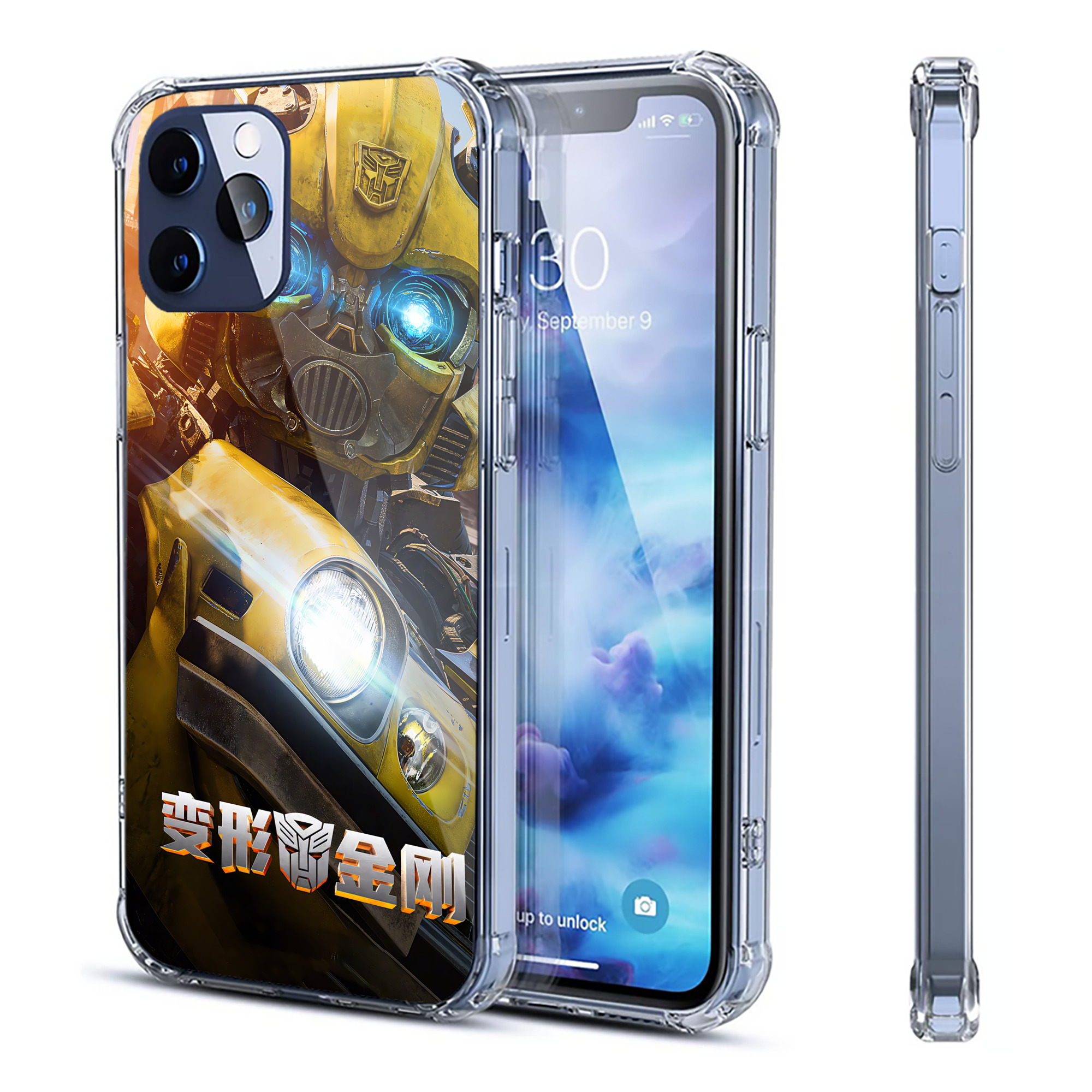 （画像用） Transformers トランスフォーマー 【iPhone 12シリーズ対応】透明スマホケース（クリアソフトケース）
